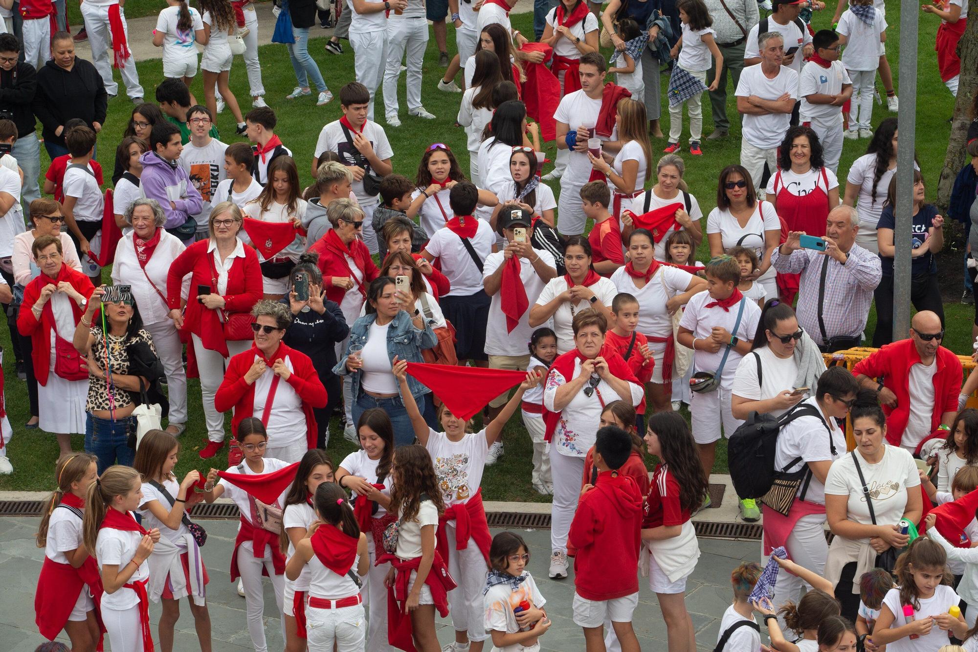 Fotos del cohete de fiestas de Zizur 2025
