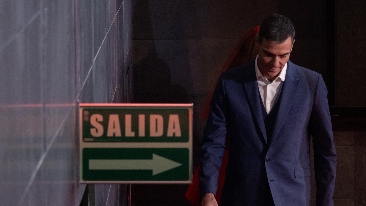 El presidente del Gobierno, Pedro Sánchez, el viernes en la Sede del Comité Olímpico Español (COE).