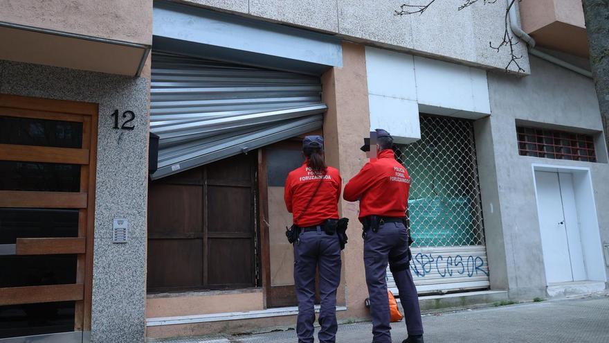 Un detenido tras una redada en una bajera problemática de Pamplona