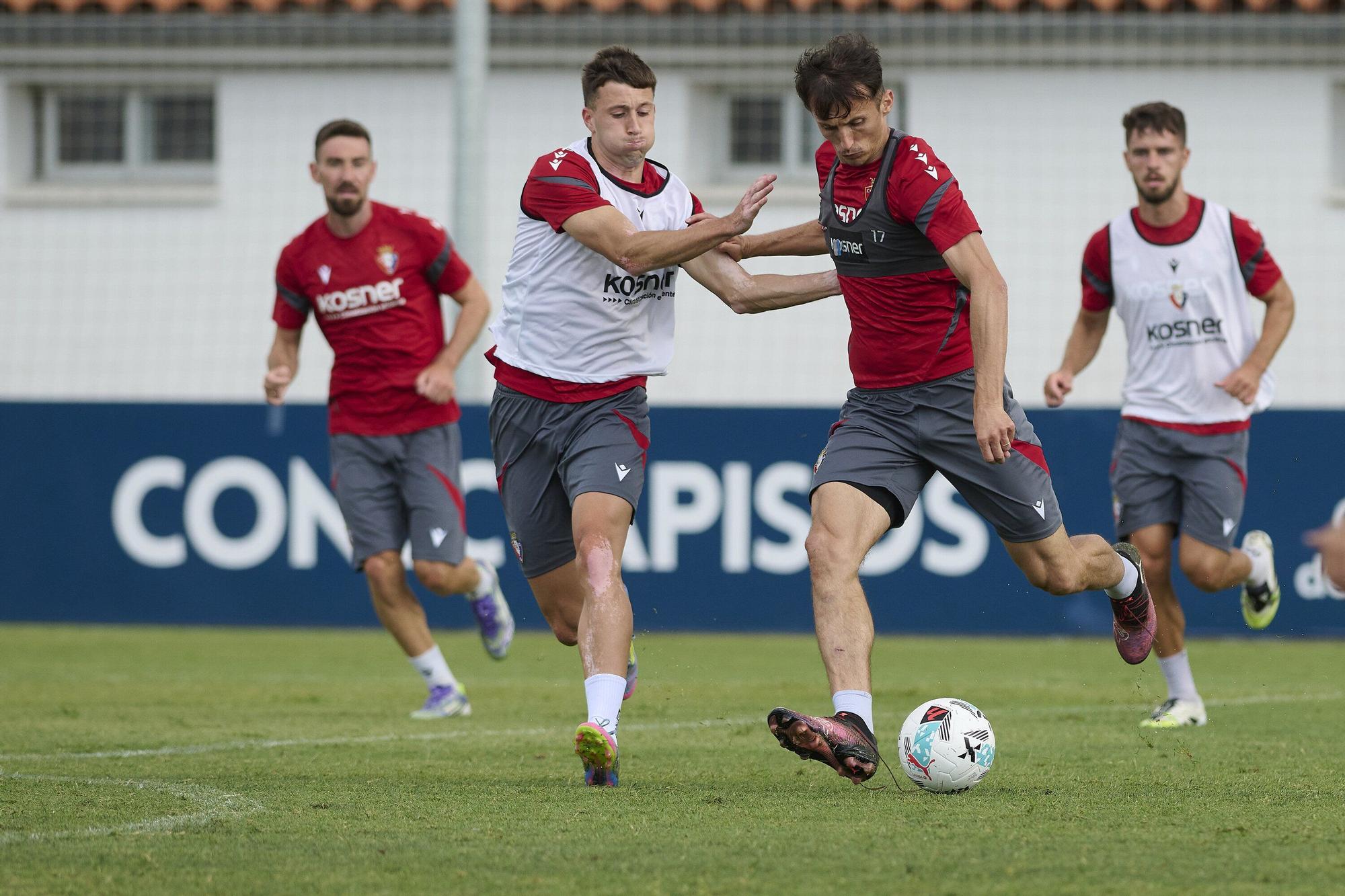 Fotos del entrenamiento de tarde de Osasuna (23/07/2025)