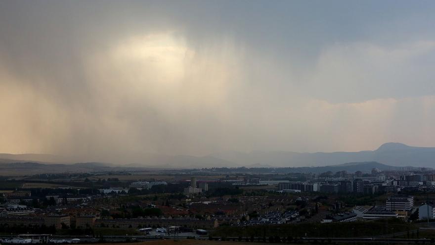 Activada la alerta por precipitaciones y tormentas en Navarra