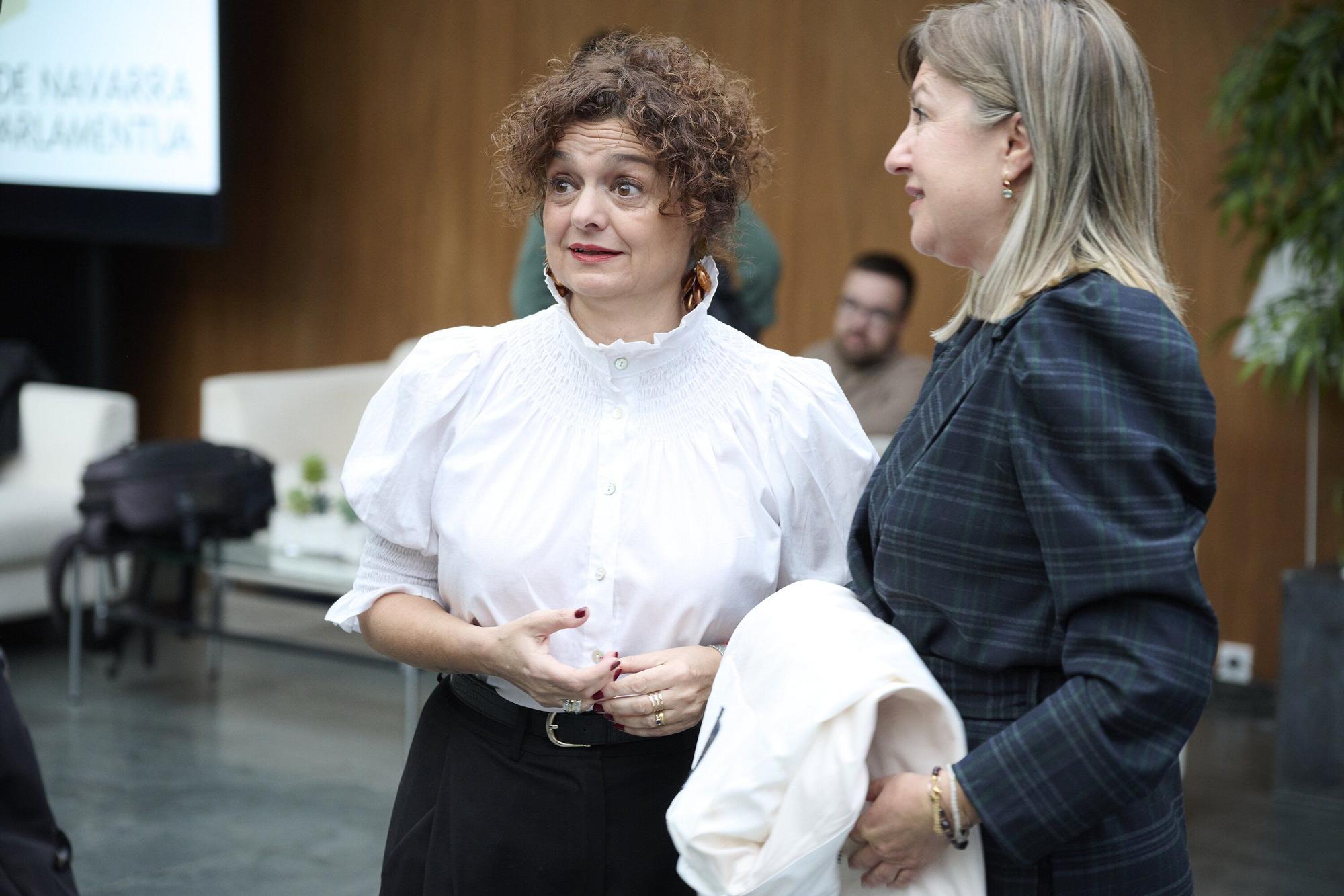 Fotos del pleno del Parlamento de Navarra de este 6 de noviembre