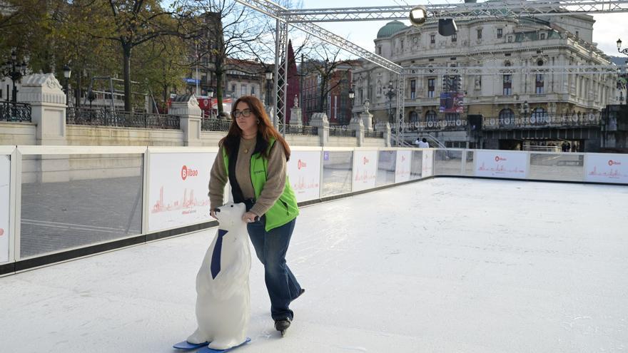 La pista de hielo de Bilbao tendrá pases nocturnos