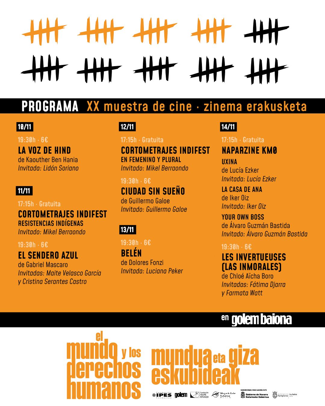 Programa de la muestra.