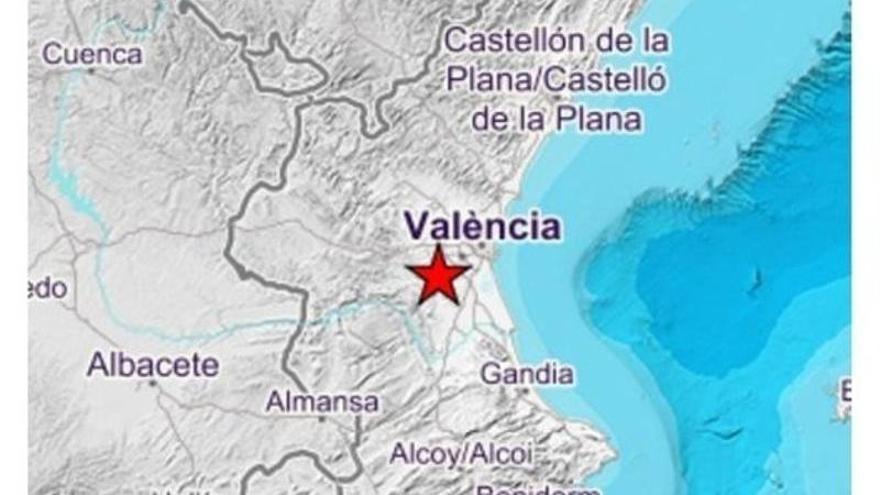 Registrados dos terremotos de magnitud 2,5 y 1,8 en Valencia