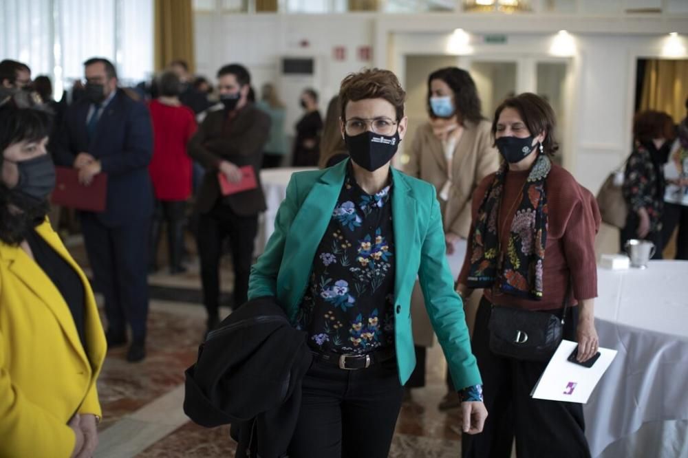 La presidenta de Navarra, María Chivite, clausura