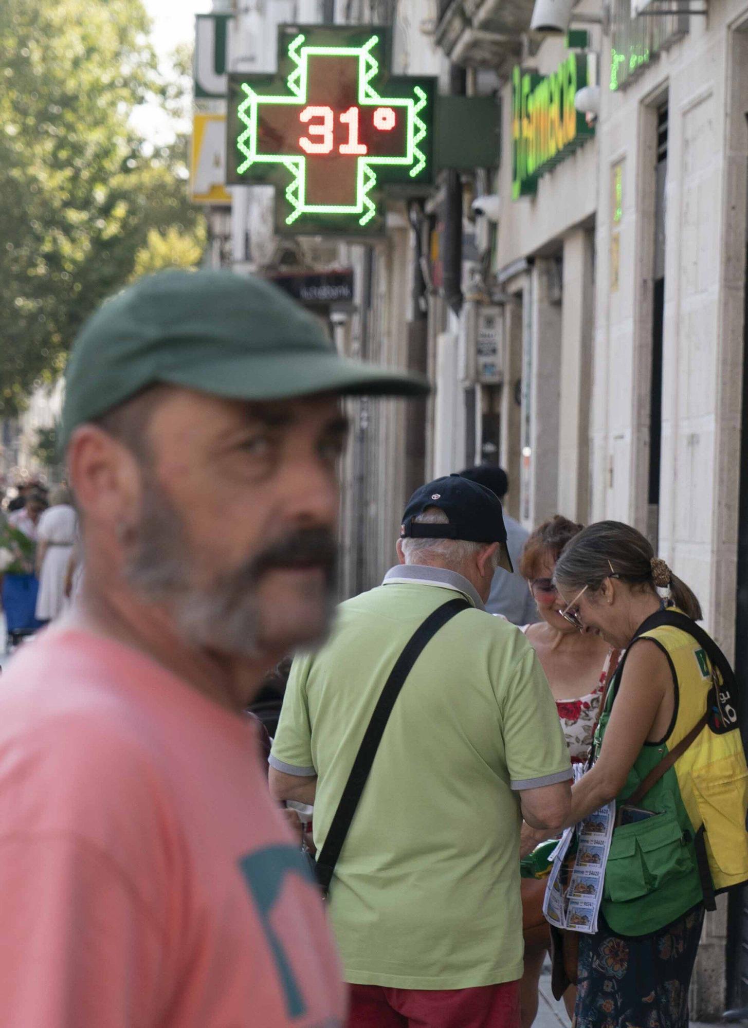 En imágenes: Vitoria hace frente a la ola de calor