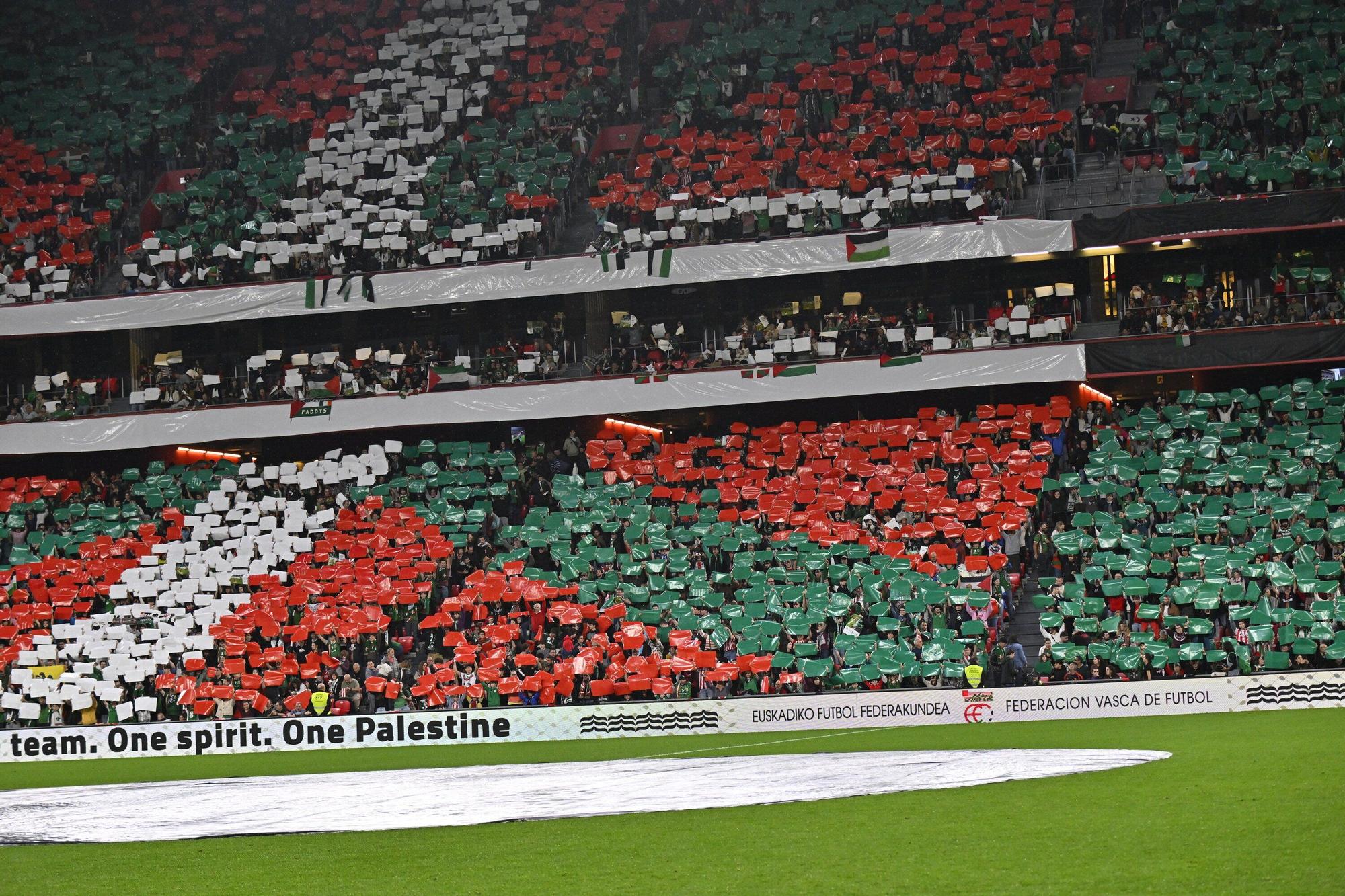 Las imágenes del Euskal Selekzioa - Palestina