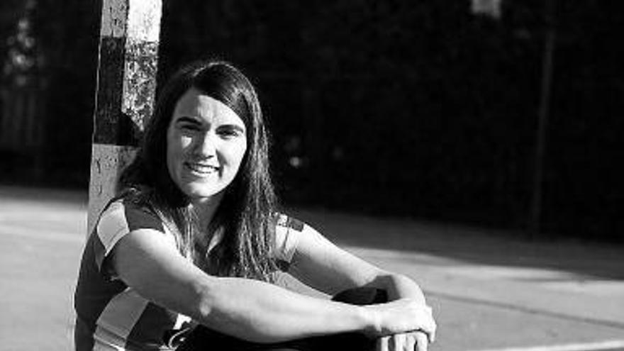 Eunate Arraiza, con la camiseta del Athletic.