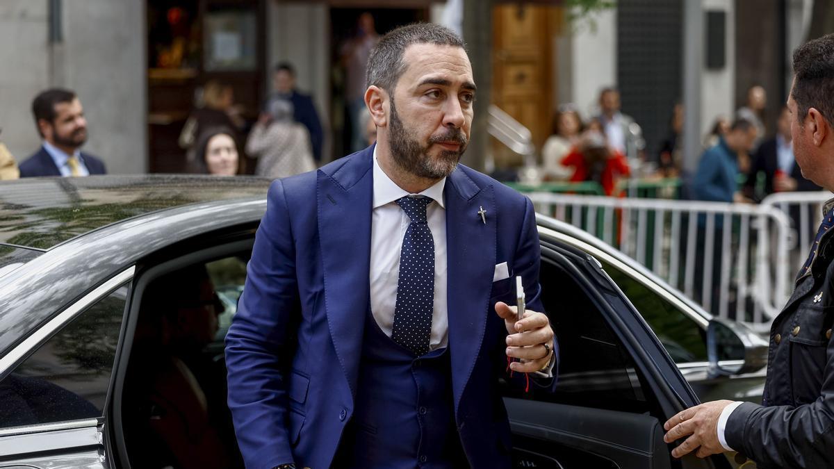 Aldama a su llegada al Tribunal Supremo.