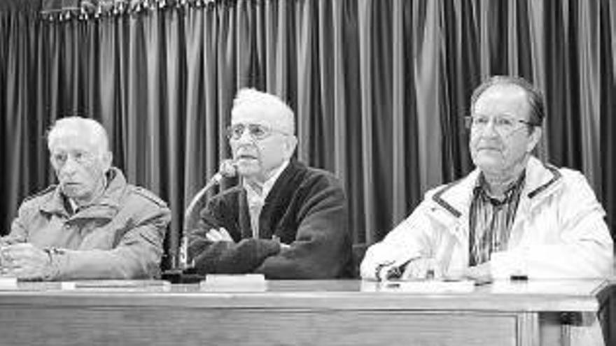 Iriarte, Flamarique y Marco, en la presentación.