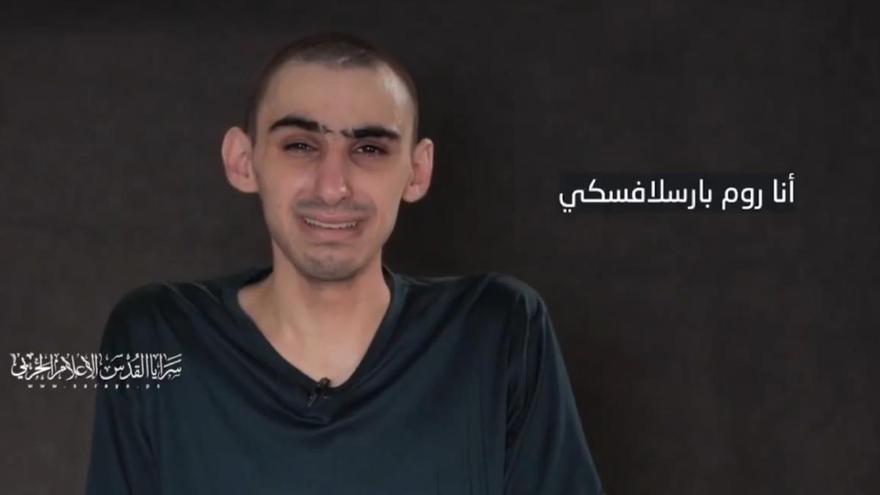 La familia del rehén Rom Braslavski autoriza publicar su vídeo: &quot;Es importante que se vea&quot;