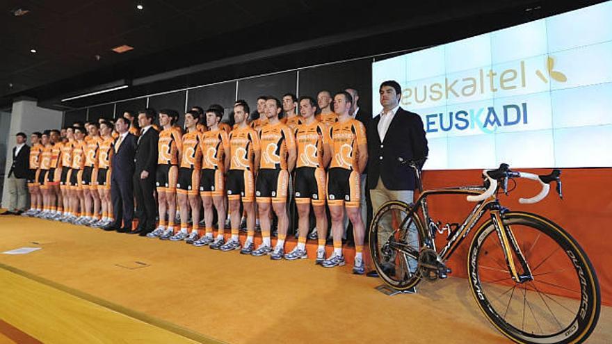 Presentación del equipo Euskaltel Euskadi