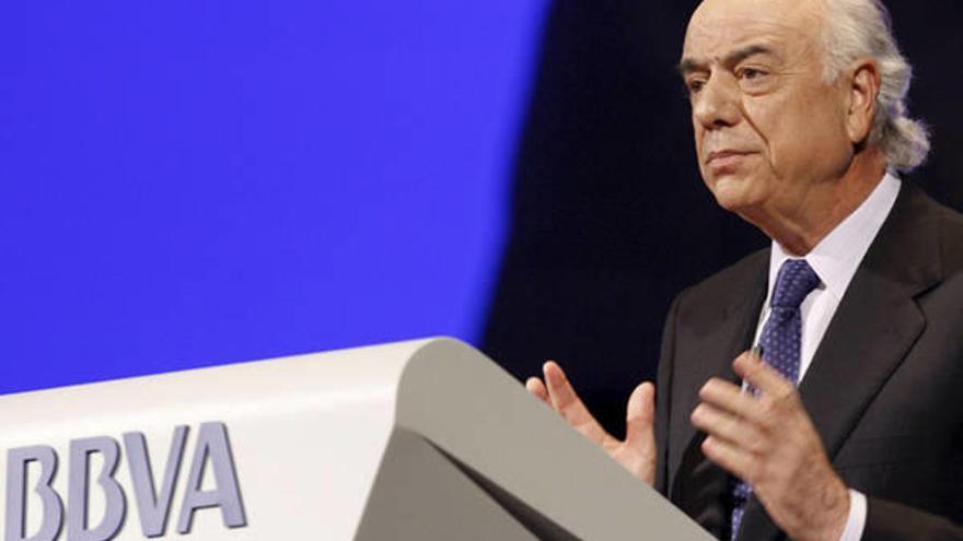 El presidente del BBVA, Francisco González.