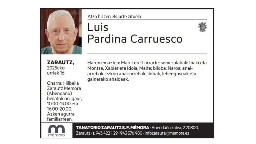 Luis Pardina Carruesco