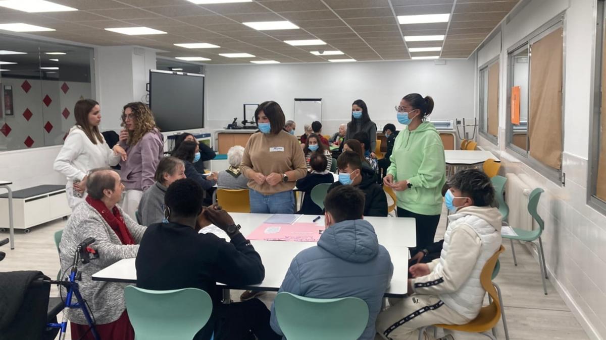 Uno de los momentos del proyecto &#039;Laboratorio de poesía&#039;.