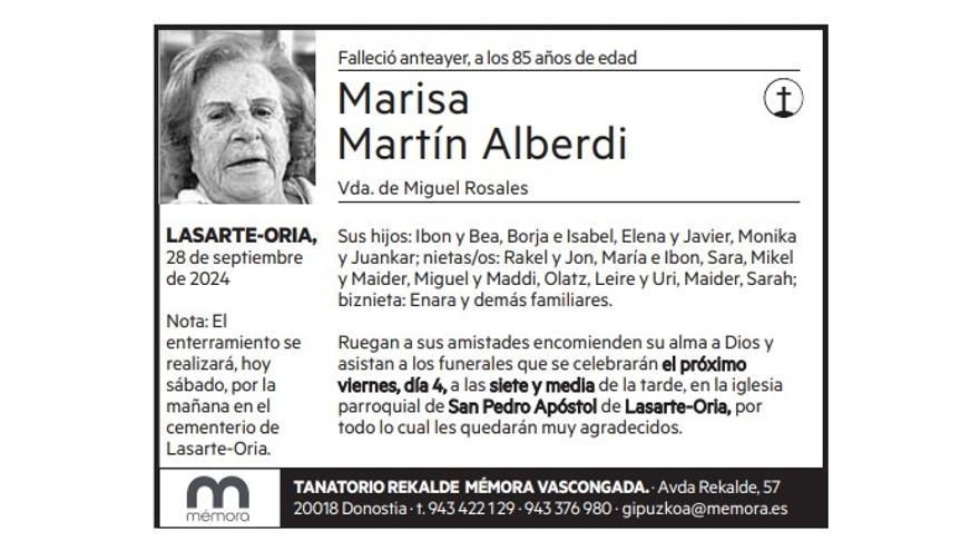 Marisa Martín Alberdie