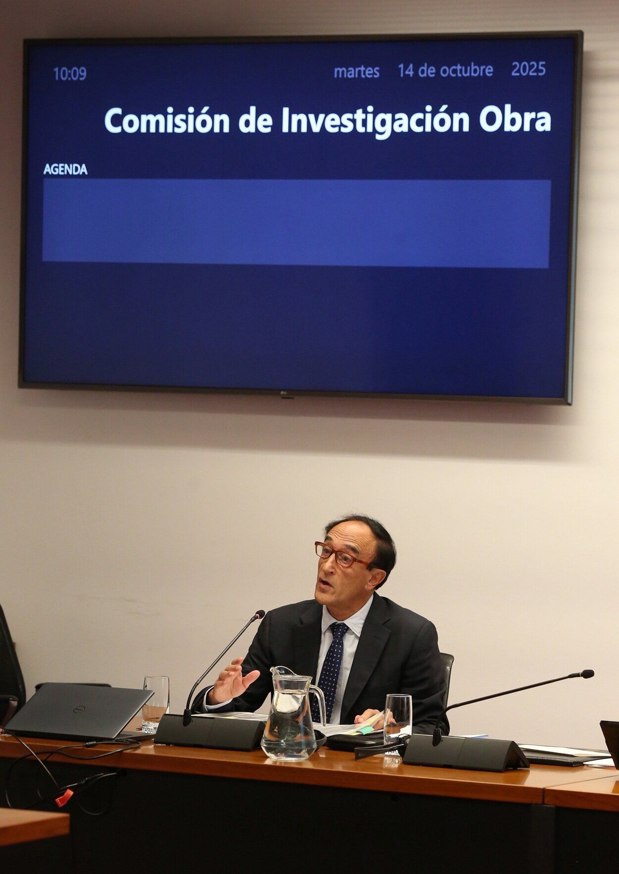 Fotos de la sesión de este martes de la comisión de investigación del Parlamento de Navarra