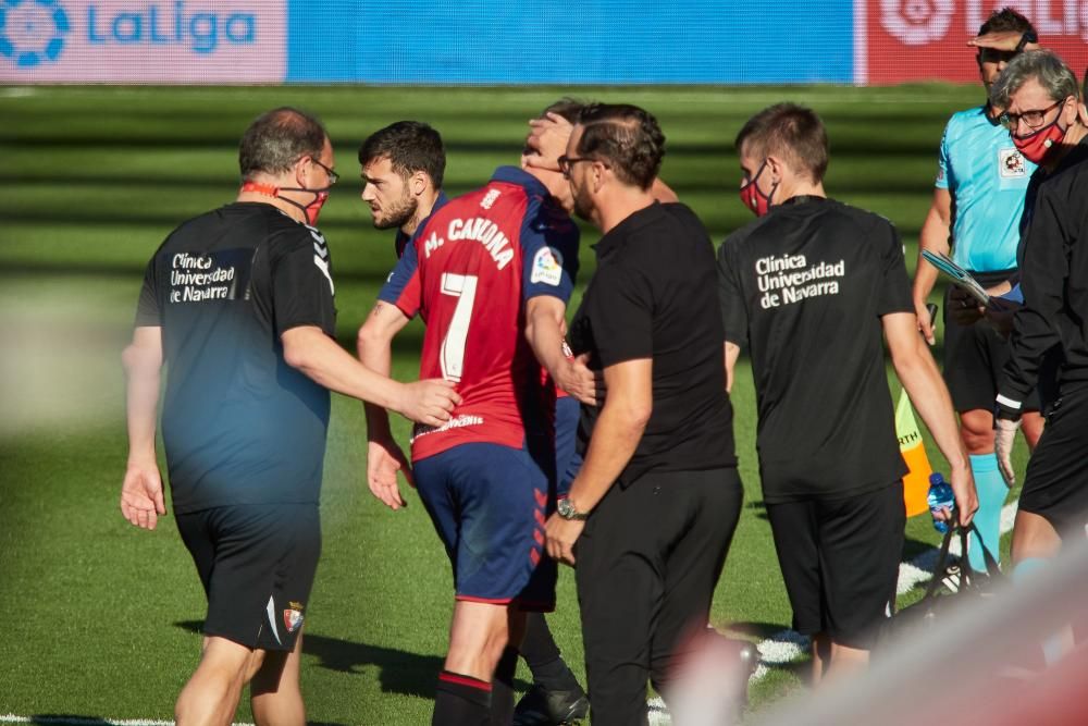 Imágenes del Osasuna Getafe este domingo en El Sadar