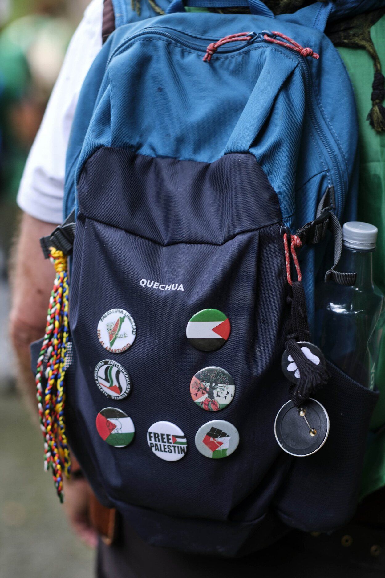 Fotos de la séptima etapa de la marcha propalestina por Navarra, desde Eltzaburu hasta Doneztebe