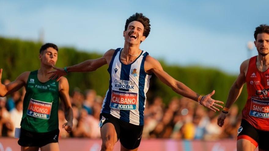 Andoni Calbano, nuevo rey de los 200 metros