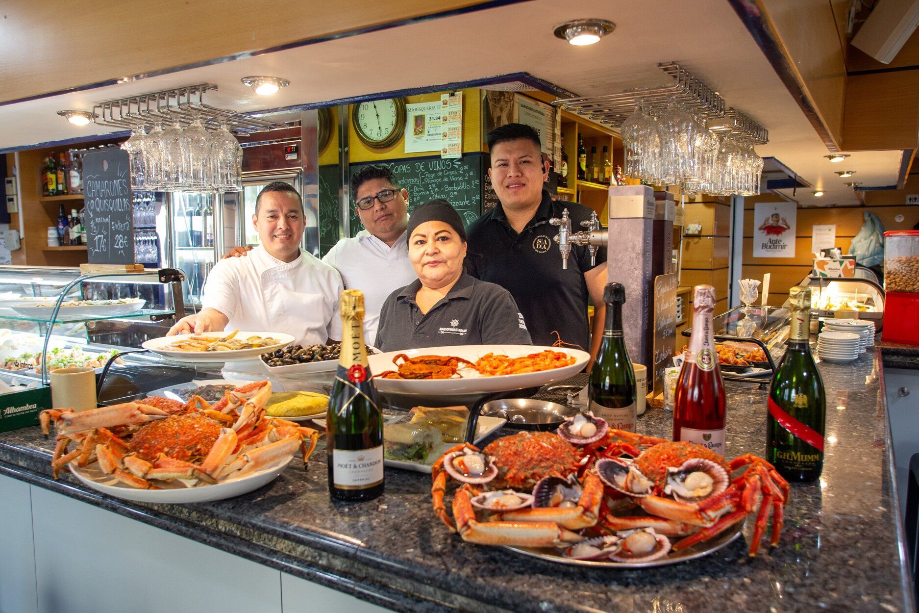 El templo del marisco en la calle Iturrama
