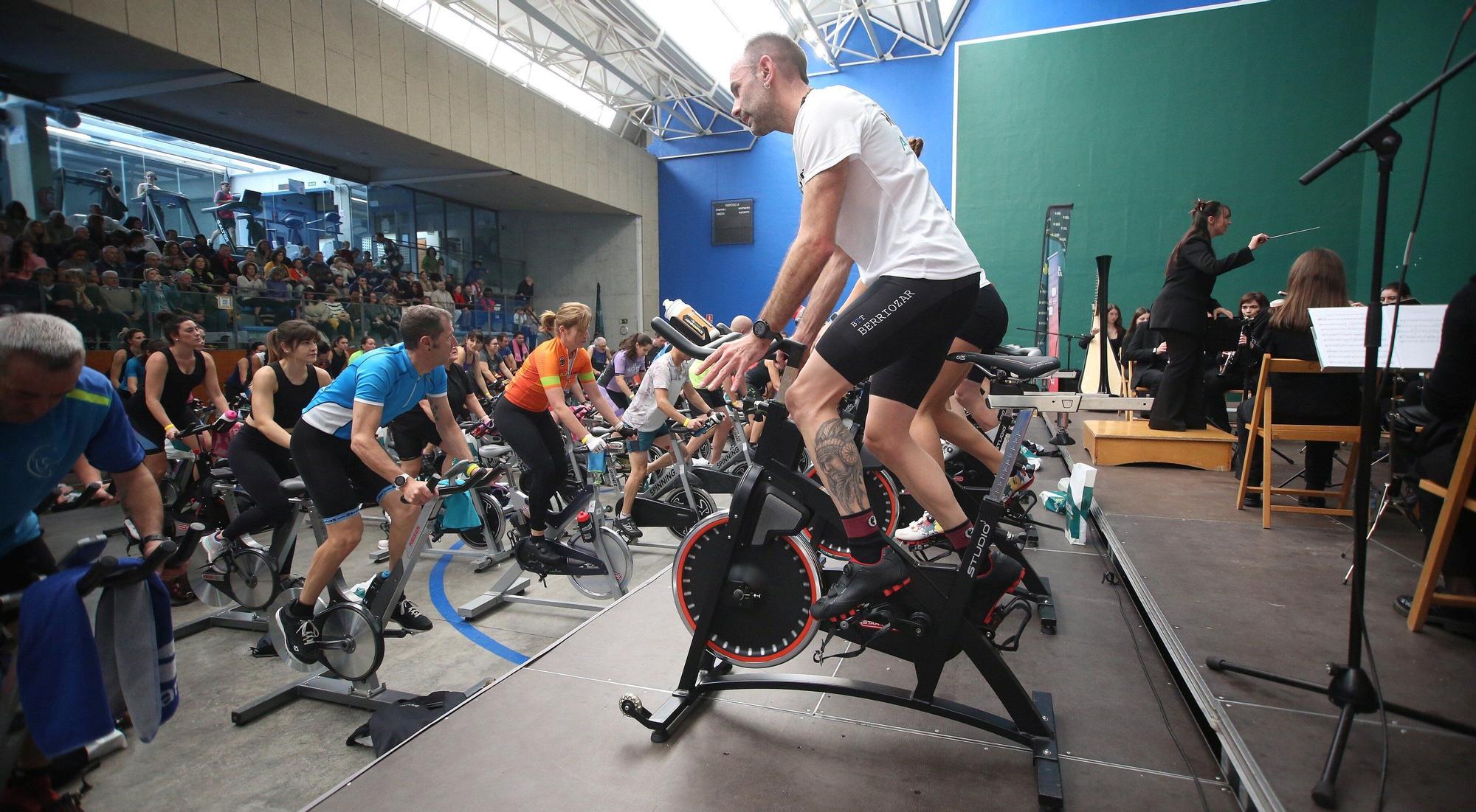 Spinning Band Solidario en Ororbia: música y deporte en directo por una buena causa