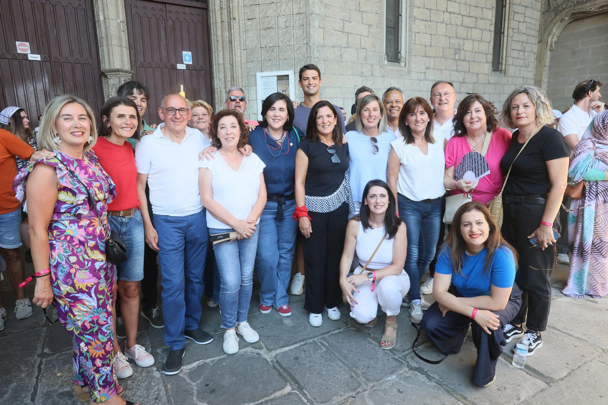 En imágenes: Vitoria sale a la calle a celebrar La Blanca tras el txupinazo