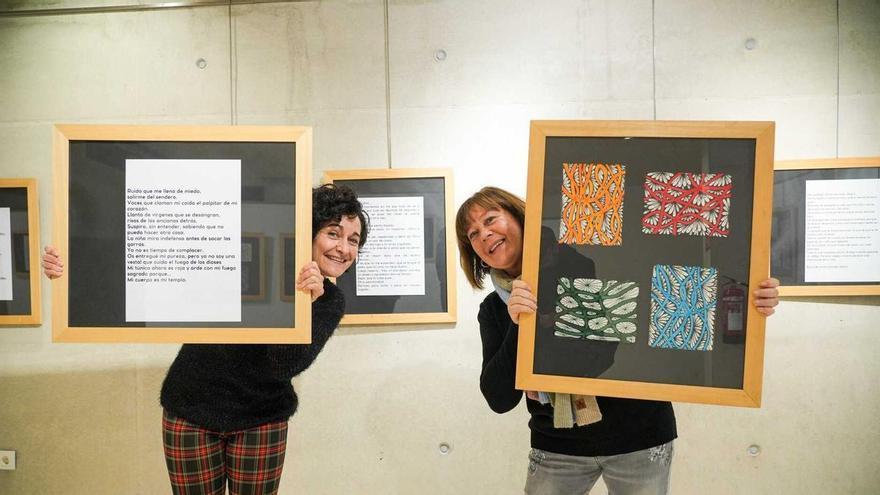 Marisol Sagastizabal y Susana Torbellino Teruelo muestran en el centro cívico Zabalgana ‘Trazos vitales’