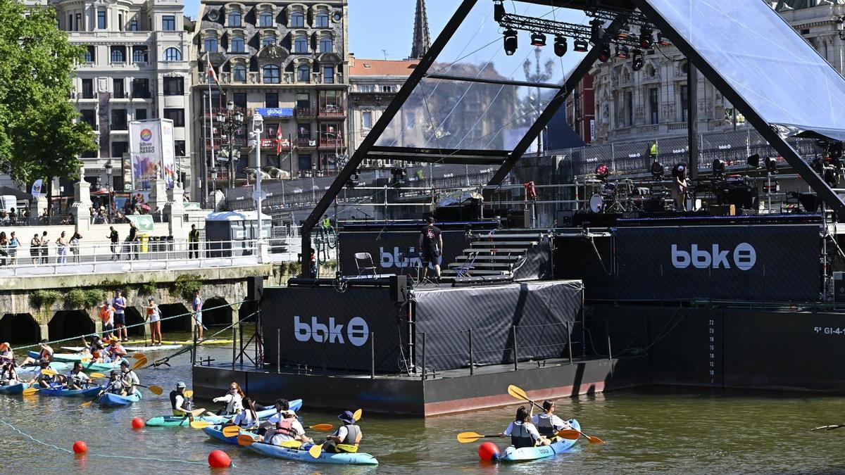 Escenario de la primera edición de BBK Ria.