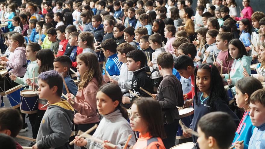 Los más pequeños de Azpeitia también calientan motores para la cita festiva del día de San Sebastián