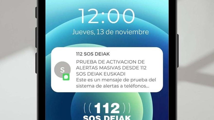 El jueves recibirás un aviso de alerta en tu móvil, tranquilo es un simulacro del sistema Es-Alert