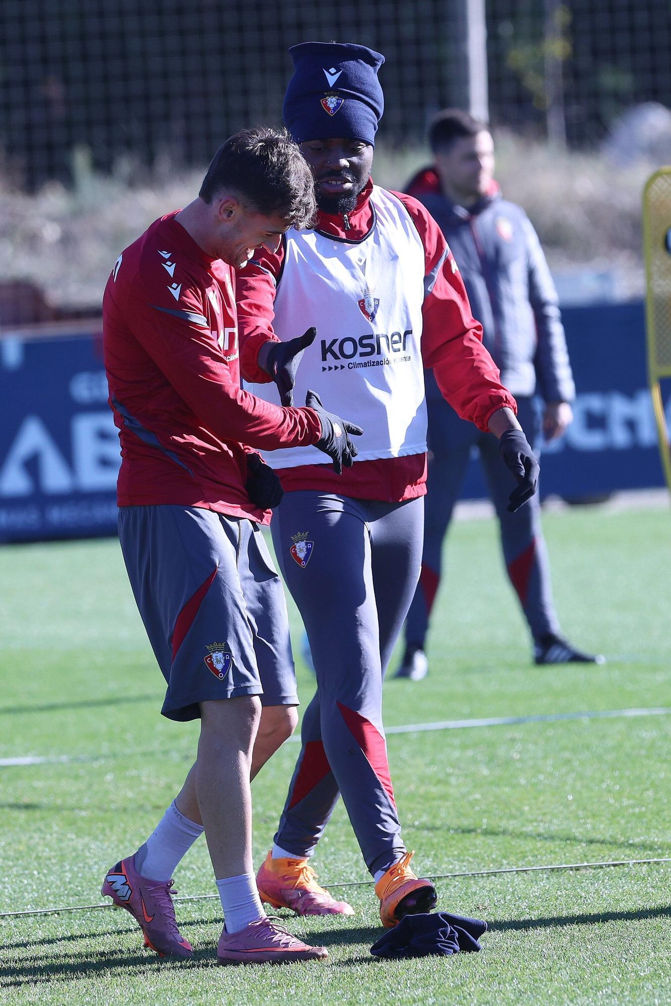 Fotos del entrenamiento de Osasuna de este jueves 27 de noviembre