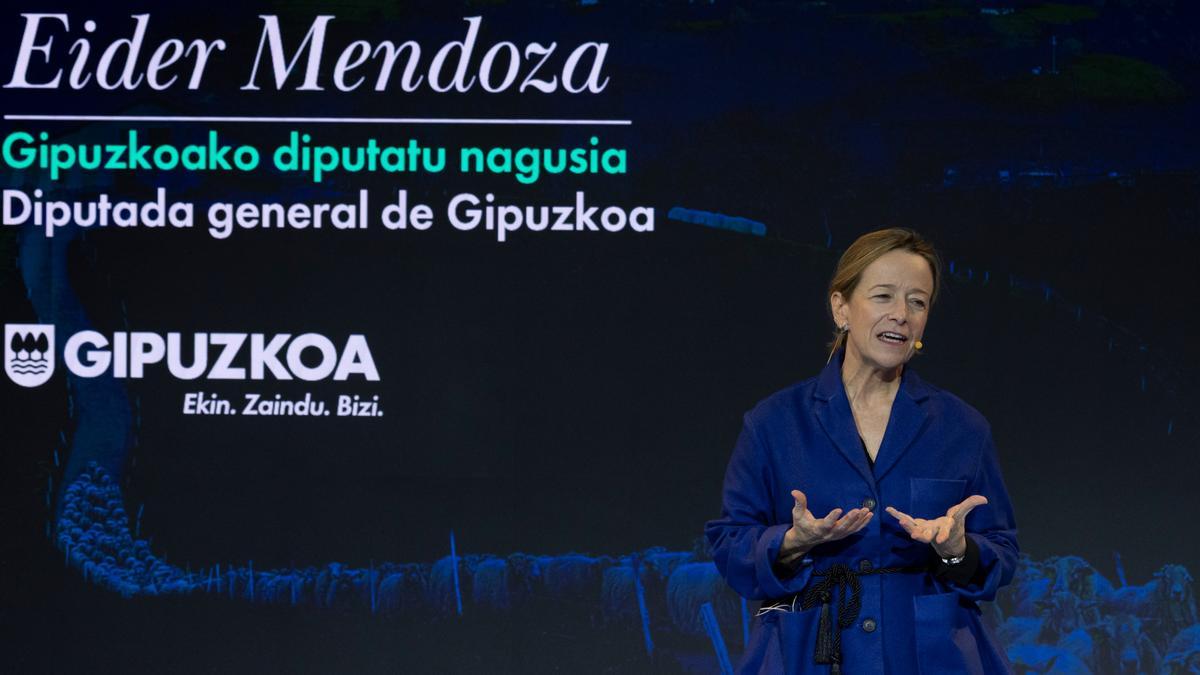 Eider Mendoza, en el congreso celebrado este jueves