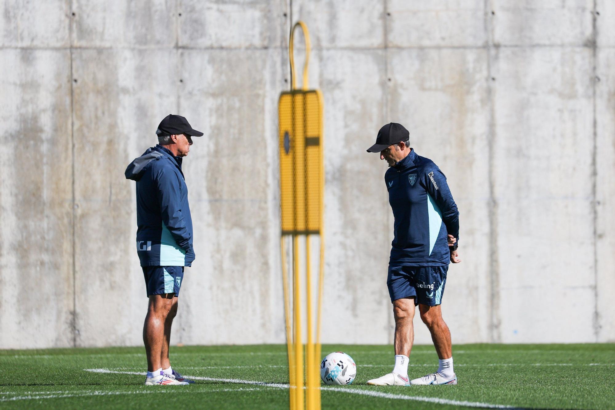 Entrenamiento del Athletic en Lezama
