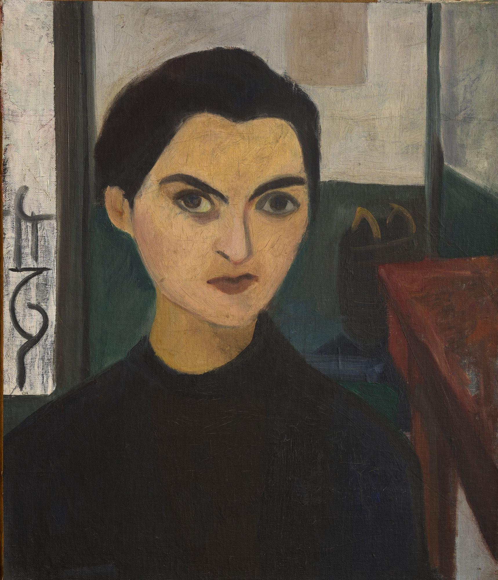 Autorretrato de la artista.