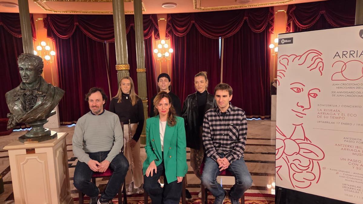 Un momento de la presentación de los eventos en conmemoración del compositor.