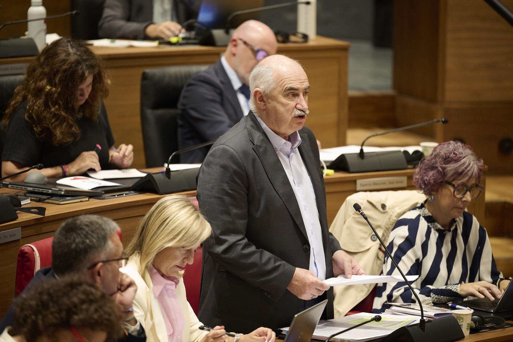 Fotos del pleno del Parlamento de Navarra (primero del curso 2025-26)