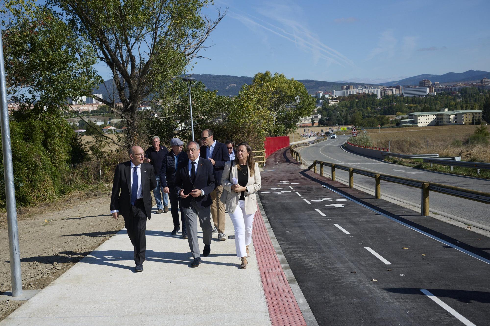 Fotos de la visita al carril bici entre Pamplona y Cizur Menor por el Camino de Santiago