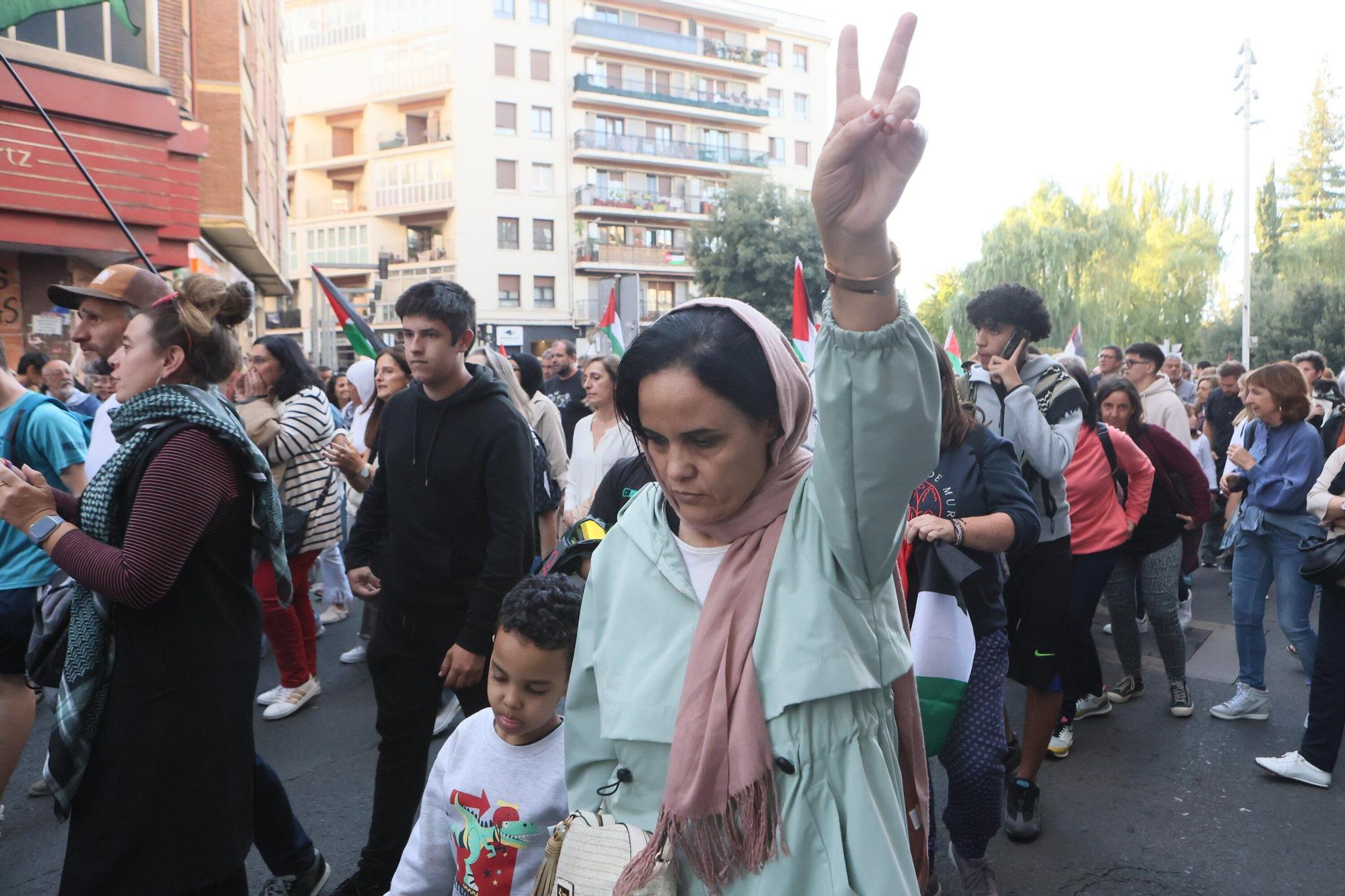 En imágenes: Vitoria protesta contra el genocidio en Gaza