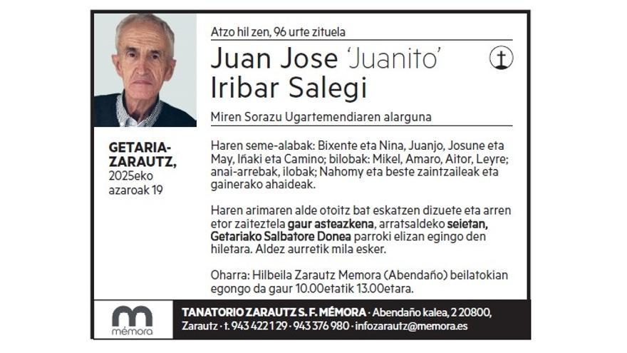 JUAN JOSE IRIBAR SALEGI