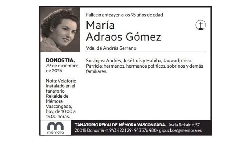 María Adraos Gómez