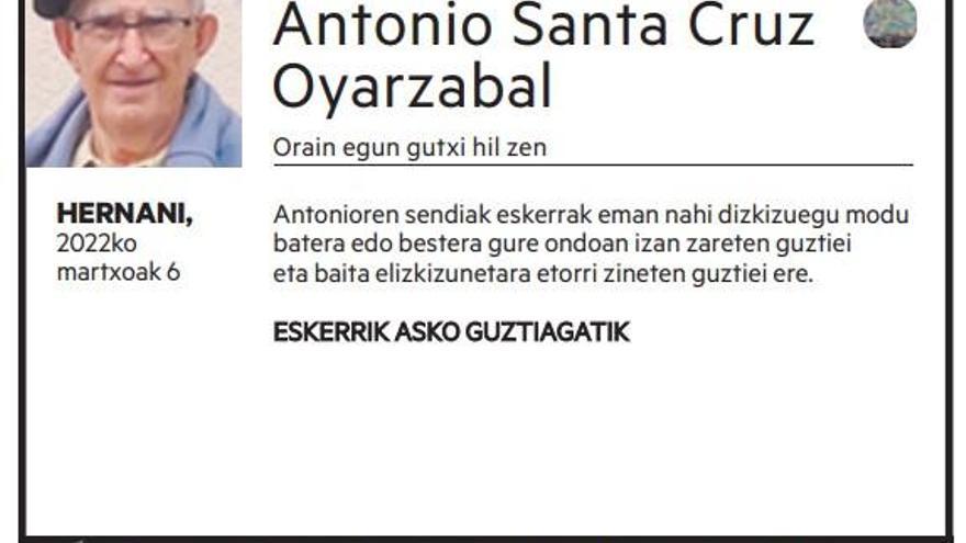Antonio Santa Cruz Oyarzabal