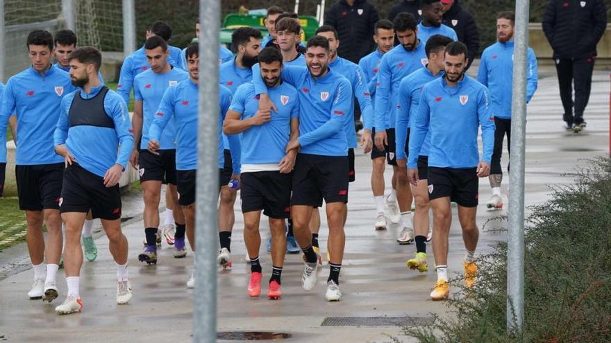 Entrenamiento del Athletic en Lezama