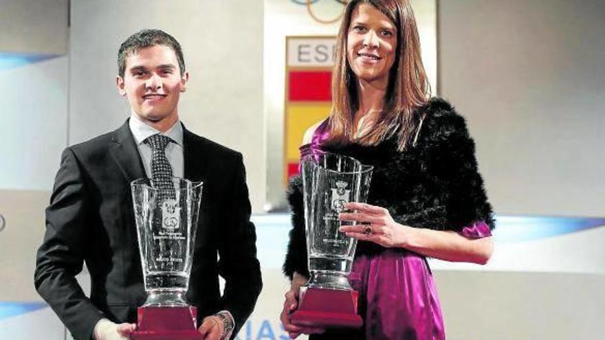 Beitia y Hortelano, mejores atletas del año