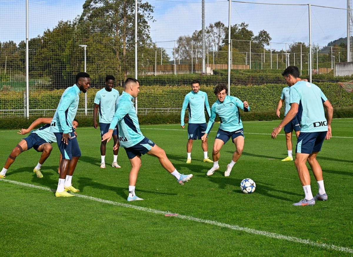 Entrenamiento del Athletic en Lezama