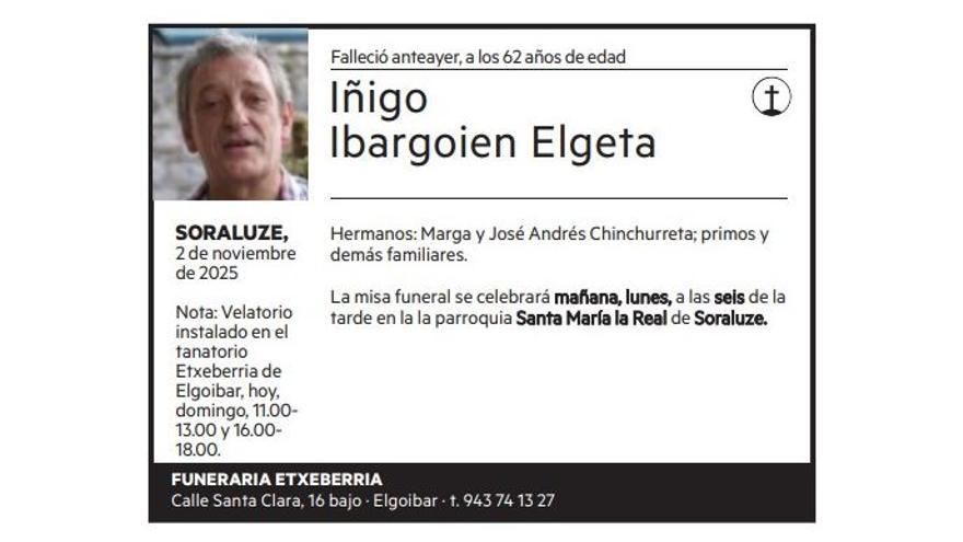 Iñigo Ibargoien Elgeta