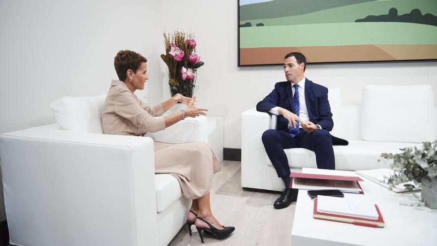 Pradales y Chivite firmarán este viernes un nuevo convenio de colaboración entre ambos Ejecutivos