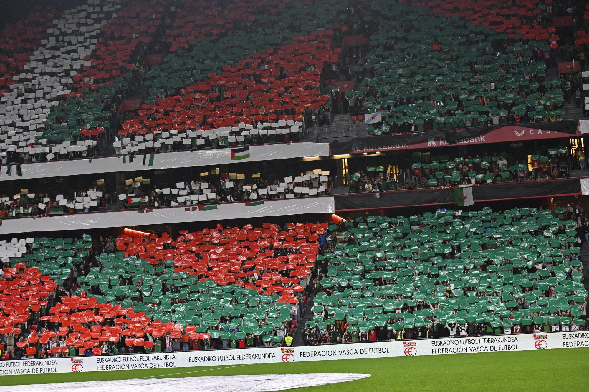 Las imágenes del Euskal Selekzioa - Palestina