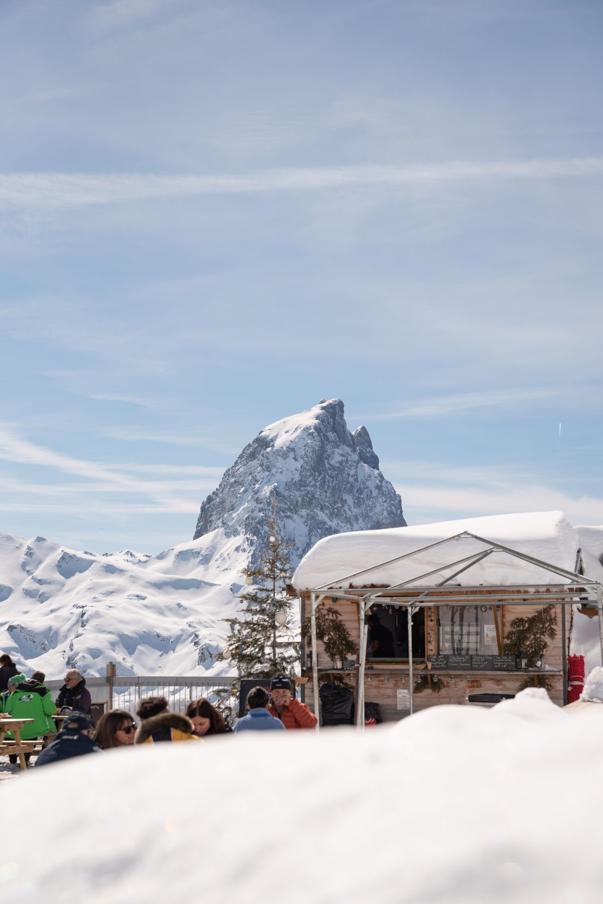 Vistas al Midi d'Ossau, en Artouste.